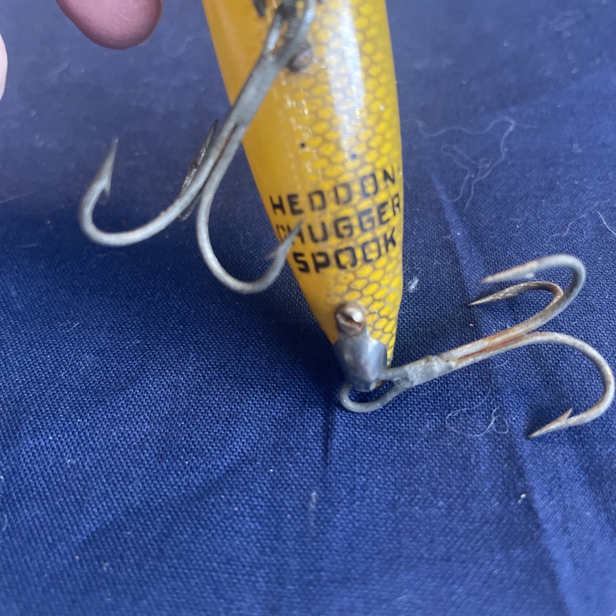 VINTAGE HEDDON CHUGGER SPOOK FISHING LURE Wood | eBay