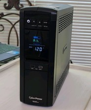 CyberPower CP1350PFCLCDa 1350VA 880W Pure Sinewave UPS Battery Backup 12 Outlets