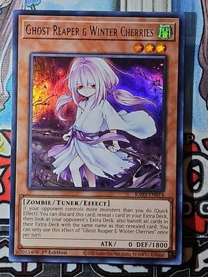 Ghost Reaper & Winter Cherries Alt Art (UR) RA03-EN014 Bonanza 1st Edition NM 