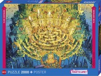 Deep Down - Puzzle 2000 Teile Marino Degano Spiel Cartoon Puzzlereihe Heye 30015
