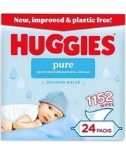 Huggies Pure Baby Wipes Packs of 24( 1152Wipes Total ) 99 % Pure wipes. Exp12/27
