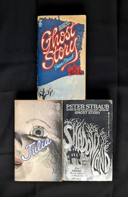 Lot Of 3 Peter Straub Books Shadowland Julia Ghost Story (1976)