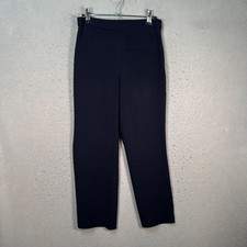 Theory Womens Size 00 Navy Blue Trousers Straight Leg Dress Pants