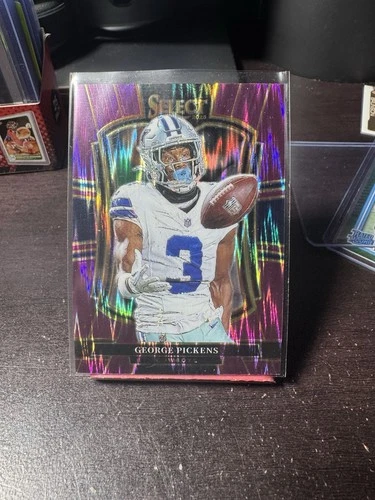 2025 Panini Select - Premier Level George Pickens #197 Purple Shock Prizm /699