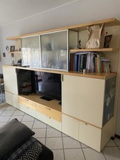 mobile soggiorno usato Più Tavolo E 6 Sedie Acciaio