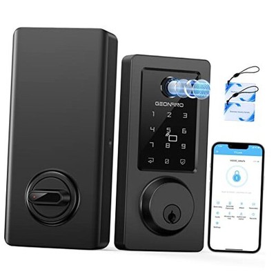 Fingerprint Keyless Entry Door Lock, Electronic Deadbolt Door Lock with, Anti 