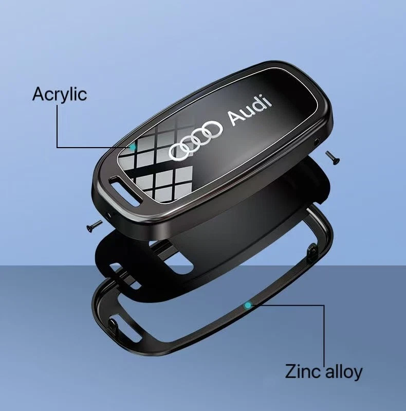 Funda protectora para llavero Audi E-tron A3 Q3 A7 A8 A8L A6L Q8 S4 Foto 3 de 4