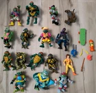 Vintage Teenage Mutant Ninja Turtles Figures & Accessories Lot