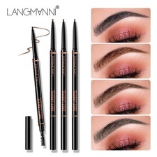 Impermeable Microblading Delineador de Ojos Cejas Lápiz de Cejas Pluma Cepillo Herramientas de Maquillaje-