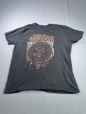 Ramones T Shirt Womens 2XL Presidential Seal Logo Band Tee 22x25 Punk Retro