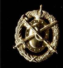 Abzeichen Niederlande Marine Kragenspiegel Auflage Offizier Gold Sanitätsdienst