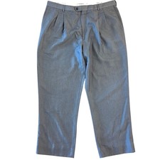 Stylish Chaps Ralph Lauren Men's Grey Dress Pants W40 L34
