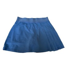 Prince Girls Basin Blue Match Pleated Fashion Skort Size M