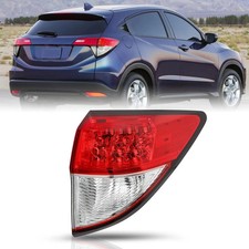 LED Taillight Assembly Right Pass Side for 2016-2022 HRV Rear Outer Red Clear