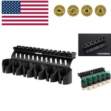 Side Saddle Shell Holder with Picatinny Rail Mount for Mossberg 500/590/Shock...