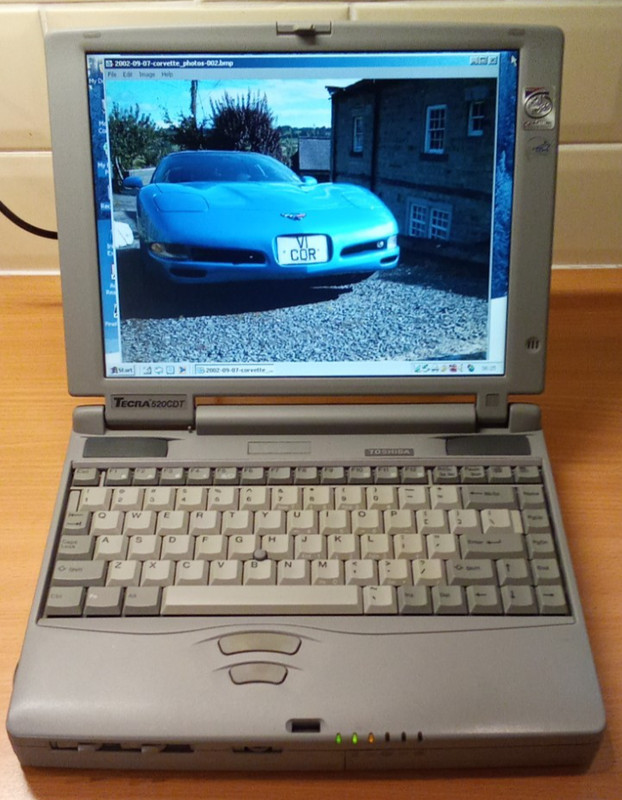 Vintage 12.1” Toshiba Tecra 520CDT Laptop Windows 2000 - ENRON CORPORATION