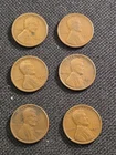 6 Key Date 1926 S Lincoln Wheat Penny Coin Collection