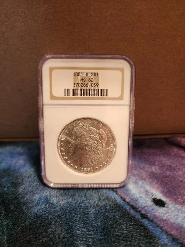 1881 S S$1 MS62 Morgan Silver Dollar NGC- #270266-059