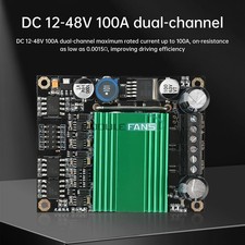 100A DC Motor Drive Module High Power Motor Speed Control Dual Channel H-bridge