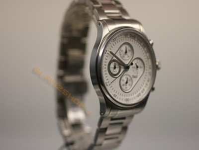 Dolce & Gabbana D&G Uhr DW0431 MENTONE silber Chronograph rar NEU