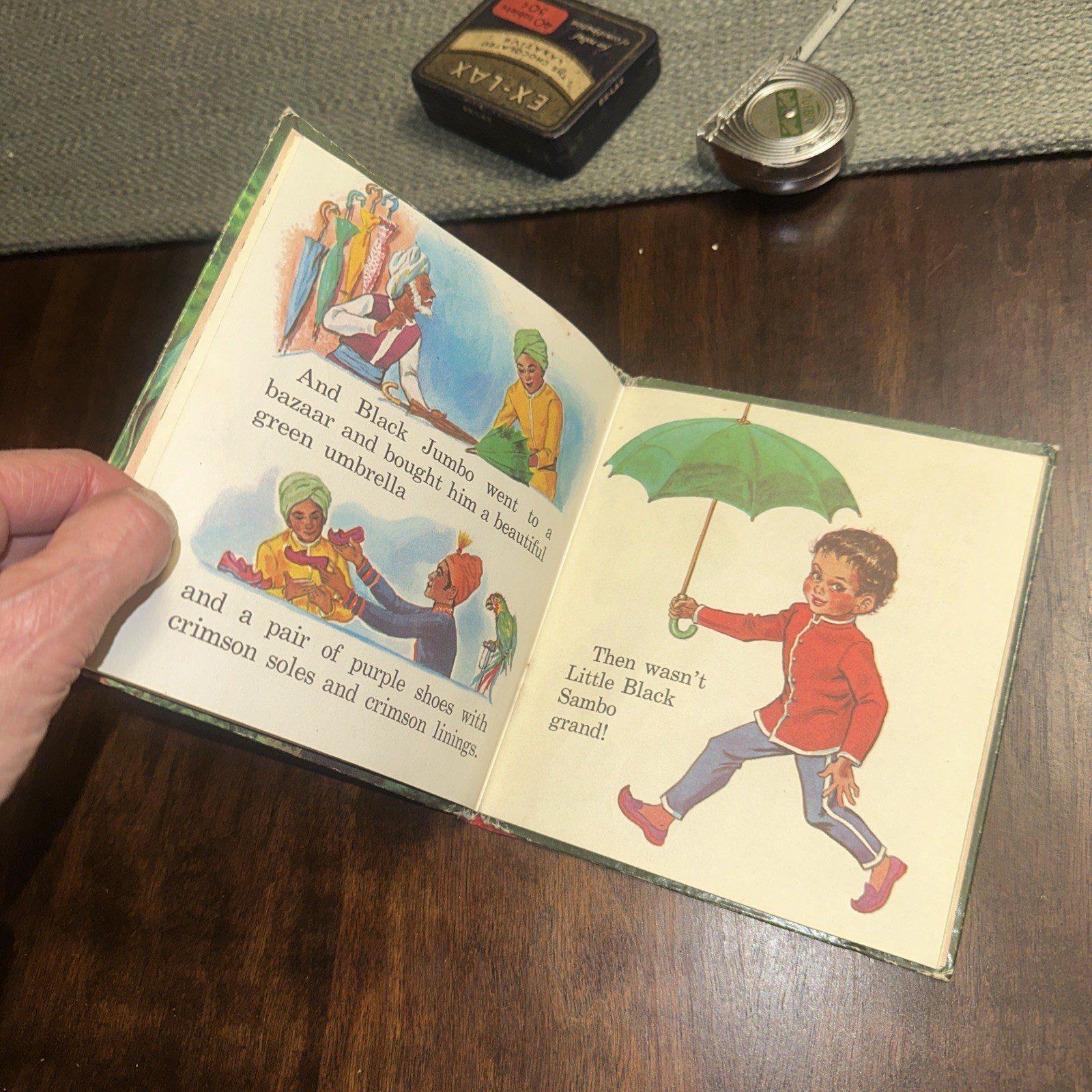 Vintage Little Black Sambo Whitman Publishing Tell-A-Tales Children’s Book