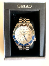 Seiko 5 Sports GMT Automatic Silver Dial Stainless Steel Men's Watch SSK033