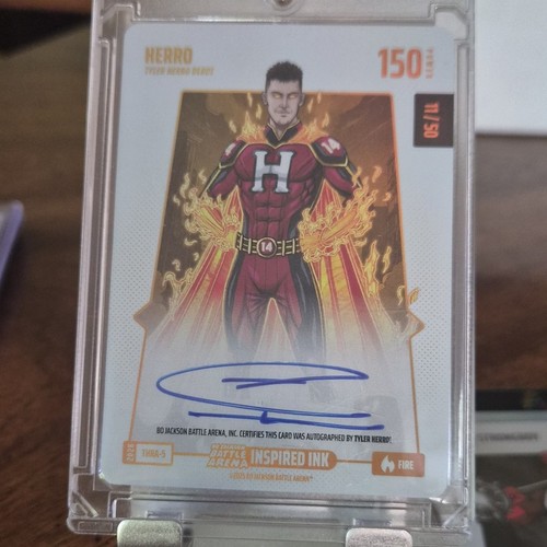 Bo Jackson Battle Arena Herro Inspired Ink Limited Autographed 11/50 150 Power