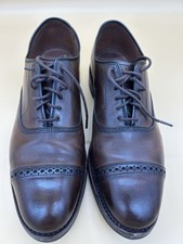 Allen Edmonds Fifth Avenue Mens 9 D Chili Brown Leather Oxford Dainite Shoes