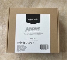 Amazon Basics HDMI Cable 3-Pack 10ft | High S...