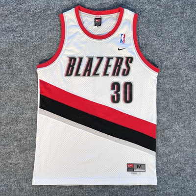 #ad Deadstock VTG Y2K Nike Portland Trail Blazers #30 Rasheed Wallace Jersey Men Med $195.00
