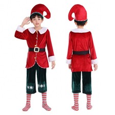 Kids Boys Costumes Stage Outfit Christmas Set Cosplay Dress Up Top Halloween