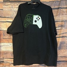 XBOX Controller 2XL T-Shirt Mens Black Video Gaming Graphic SS Tee Shirt Gamer