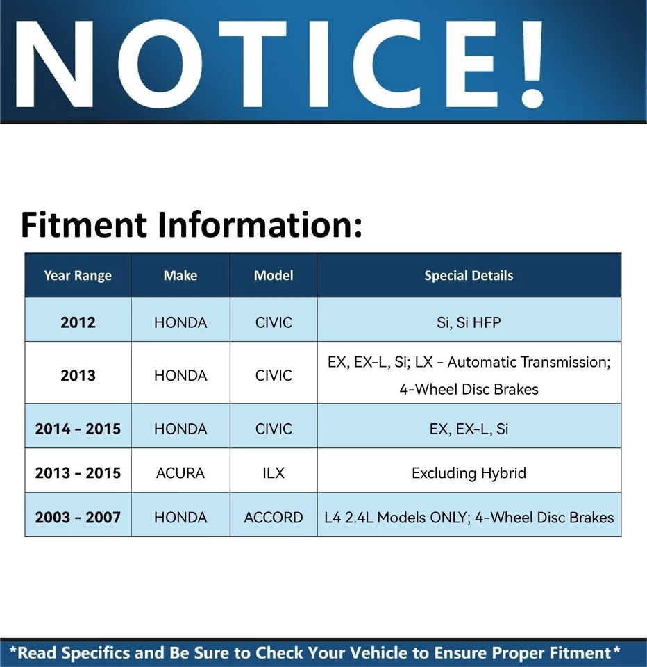 Juego completo de frenos traseros cerámicos P-537 para modelos Acura Vigor 1992-1994 Foto 2 de 2