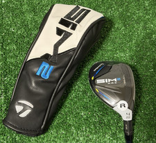 TaylorMade SIM2 Max 4 Rescue 22 Hybrid Golf Club V-Steel Headcover R Flex, New
