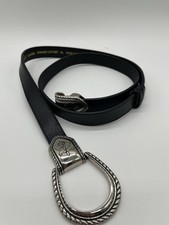 Chico Black Leather Belt M/L 44 inches