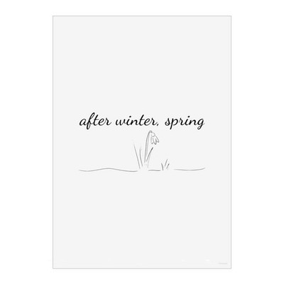 Wandbilder Poster Drucke ''Nach Winter Frühling'' (PP059476)