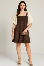 Cocktail Dress Womens 16 Glitter Panel Sparkle Holiday Party minimalist Glam