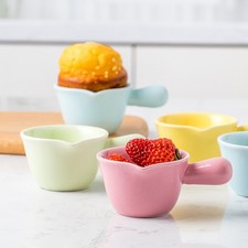  Kasserolle Klein Emaille Mini Topf Kleiner Milchkrug Obstschale Aus Keramik