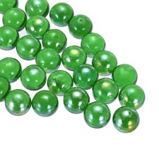 Glass Beads,1set Glass Gemstone Dark Green 0.99lbs Glass Pebbles