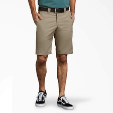 DICKIES SLIM FIT WORK SHORTS, 11 - DESERT SAND