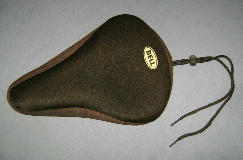 BELL Gel Filled Cushioned Bike Bicycle Seat Pad Soft Padded Cover Black