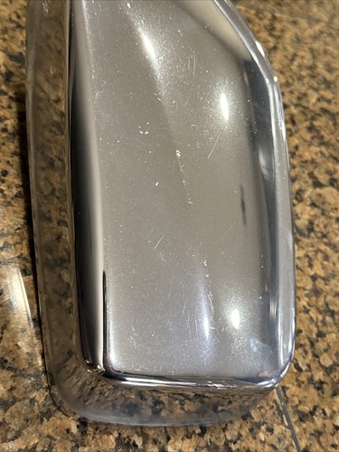 Mercedes R107 W115 W116 W123 LEFT Driver Door Wing Mirror Chrome Metal Cover - Picture 23 of 24