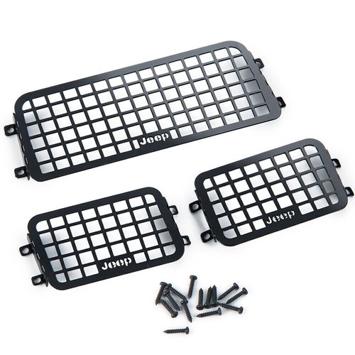 For Axial SCX24 Wrangler Crawler Car Upgrade Parts Metal Side Rear Window Mesh - Picture 5 of 8