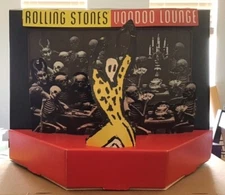 RARE!!! The ROLLING STONES 1994 Voodoo Lounge Album 3-D Lighted Store Display