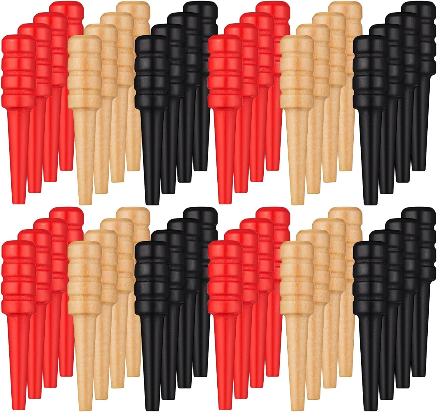 48 Wooden Cribbage Pegs, Fit 1/8