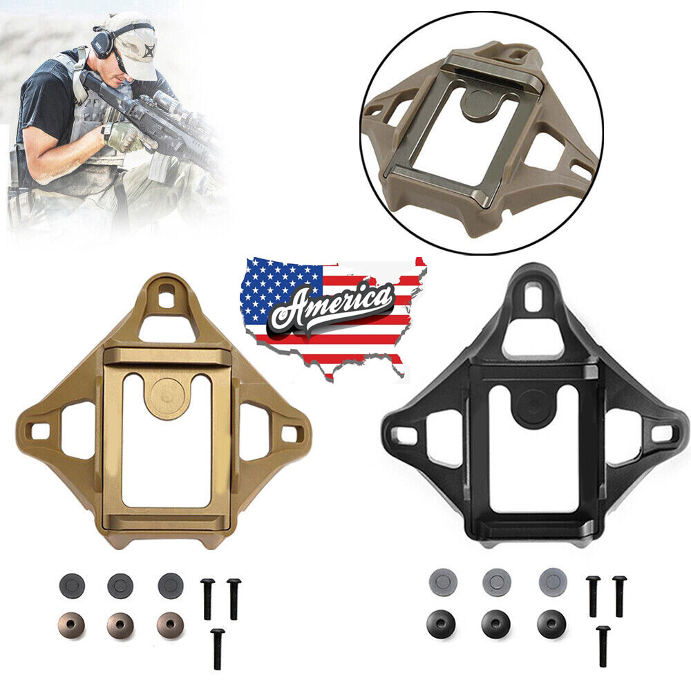 Aluminum NVG Helmet Mount Shroud - 3-Hole VAS Pattern For L4G24 - MadHornets