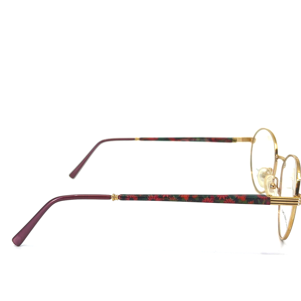 Cosmopolitan Eyeglasses Cosmo 414 Red Marine Designer Frames Only Red 52-20-135 Cosmopolitan 414 RED MARINE Eyeglasses Red Tortoise Round  main image 3