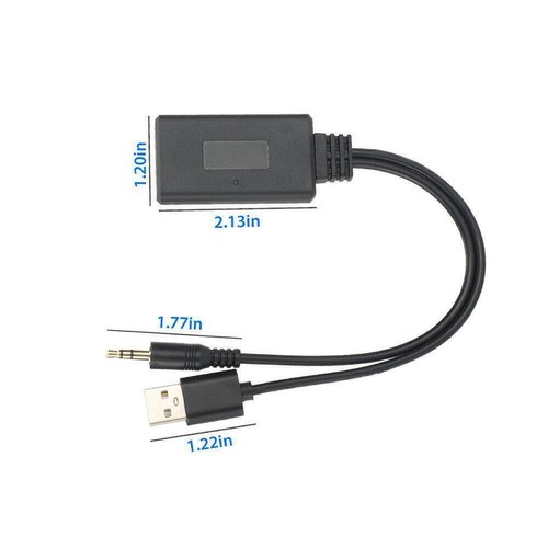 Wireless Bluetooth Receiver Adapter USB 3.5mm Jack W9U0 AUX For Car Audio Q5F7 - Picture 13 of 13