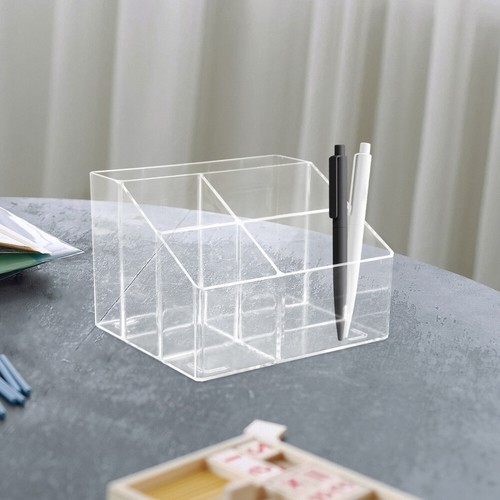Desktop Storage Box Student Multi-functional Pen Holder Organiser - Picture 4 of 12