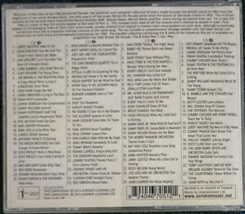 1962 British Hit Parade Britain's Greatest Hits Vol 11 Part 1. 4-Discs! UNPLAYED - Picture 2 of 10